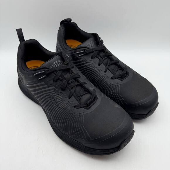 Keen Utility Mens Sparta XT Work Shoes US 11.5 Wide EU 45 Black Aluminum Toe EUC main image 13